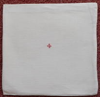 White Plain Linen Chalice Pall